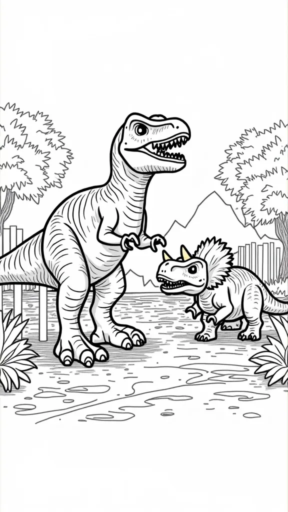 coloriages LEGO Jurassic Park